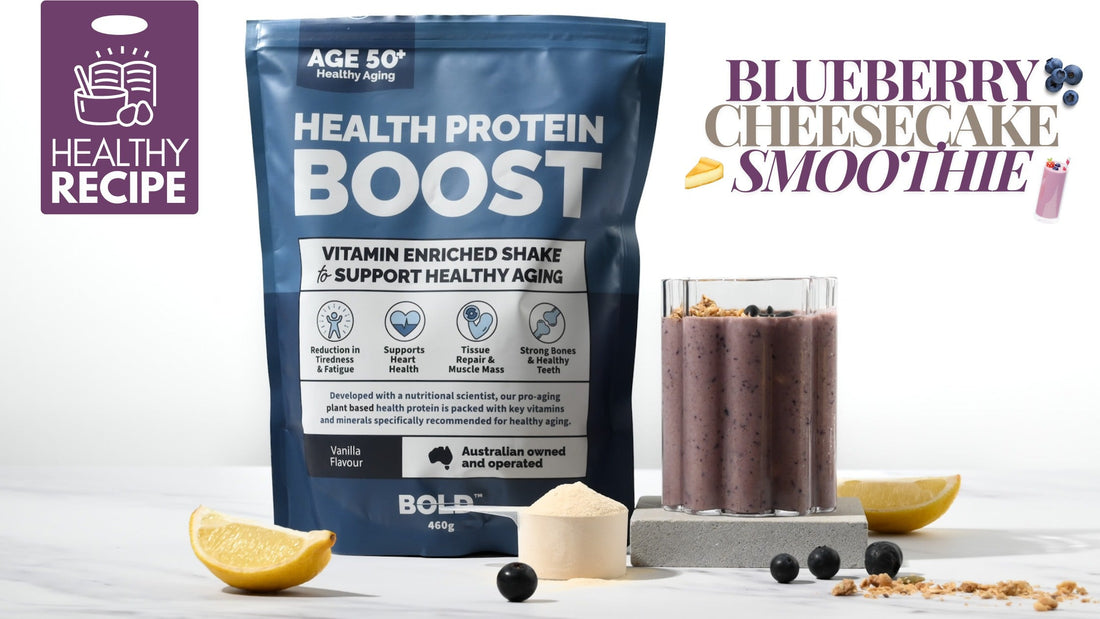 Blueberry and Vanilla Cheesecake Smoothie