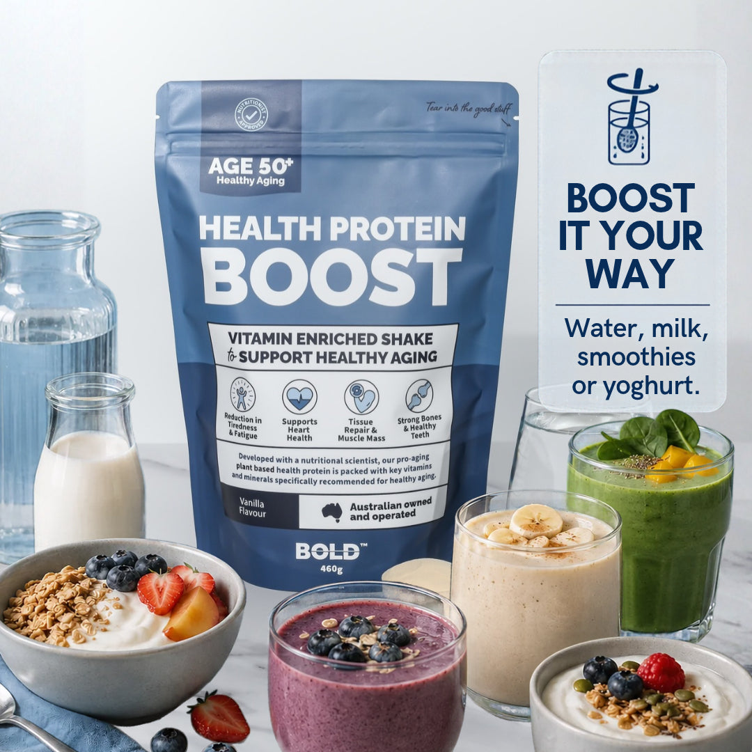 Health Protein Boost | Low‑Sugar Plant Protein for Over 50s