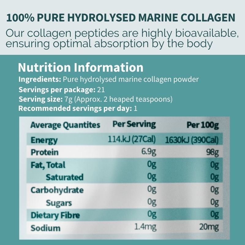 Collagen Glow | 100% Hydrolysed Marine Collagen Peptides